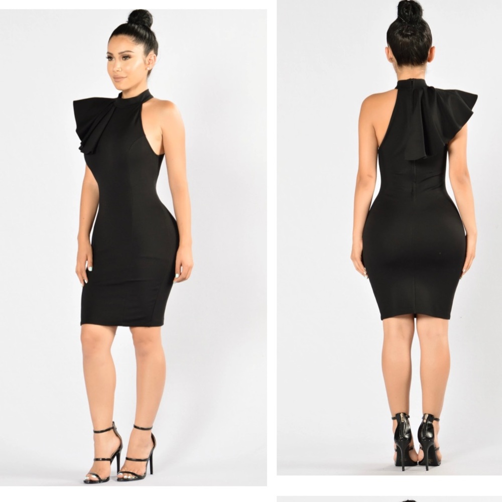 Fashion Nova Ruffle Butter Dress